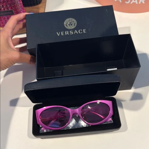 Versace | Accessories | Versace Pink Sunglasses | Poshmark display picture 1